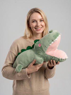 Heated #GreenCrocodile Pillow