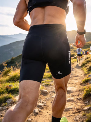 High elasticity men's sports shorts