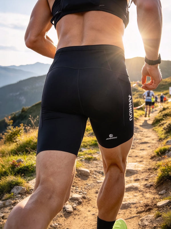 High elasticity men's sports shorts