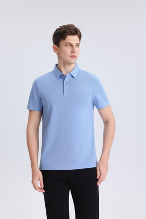 #Iceblue Cooling Polo Shirt