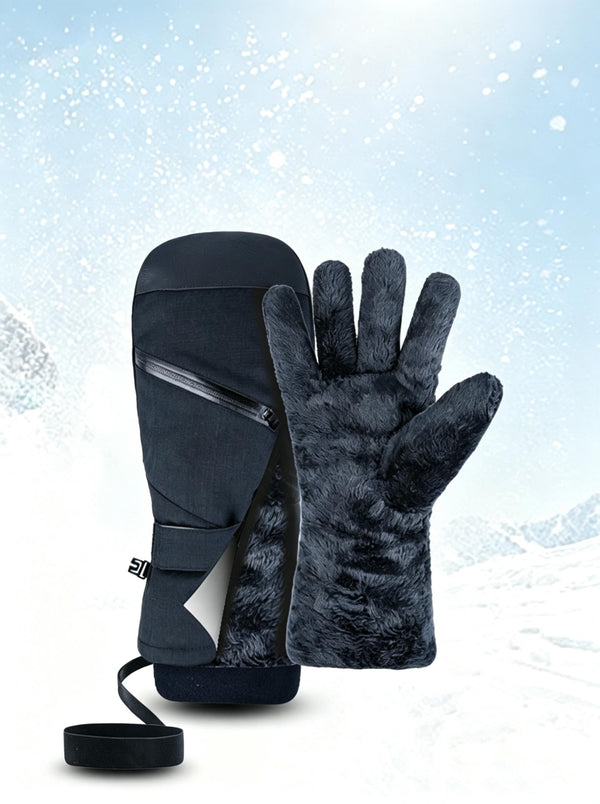 Inner 5‑Finger Insulated Ski Mittens
