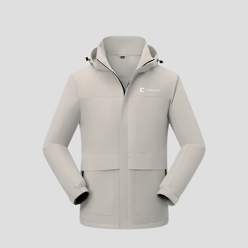 Ivory Silver Fox Fleece Jacket