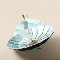 Jiangnan Memories Pattern Umbrella UPF50+