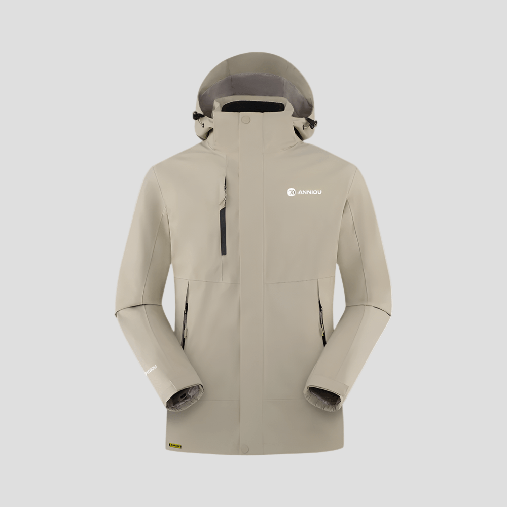 Khaki 3-in-1 Removable Shell Jacket 