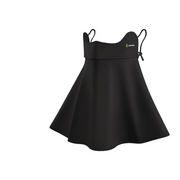 Kids Black Antibacterial UV Face Mask UPF 50+