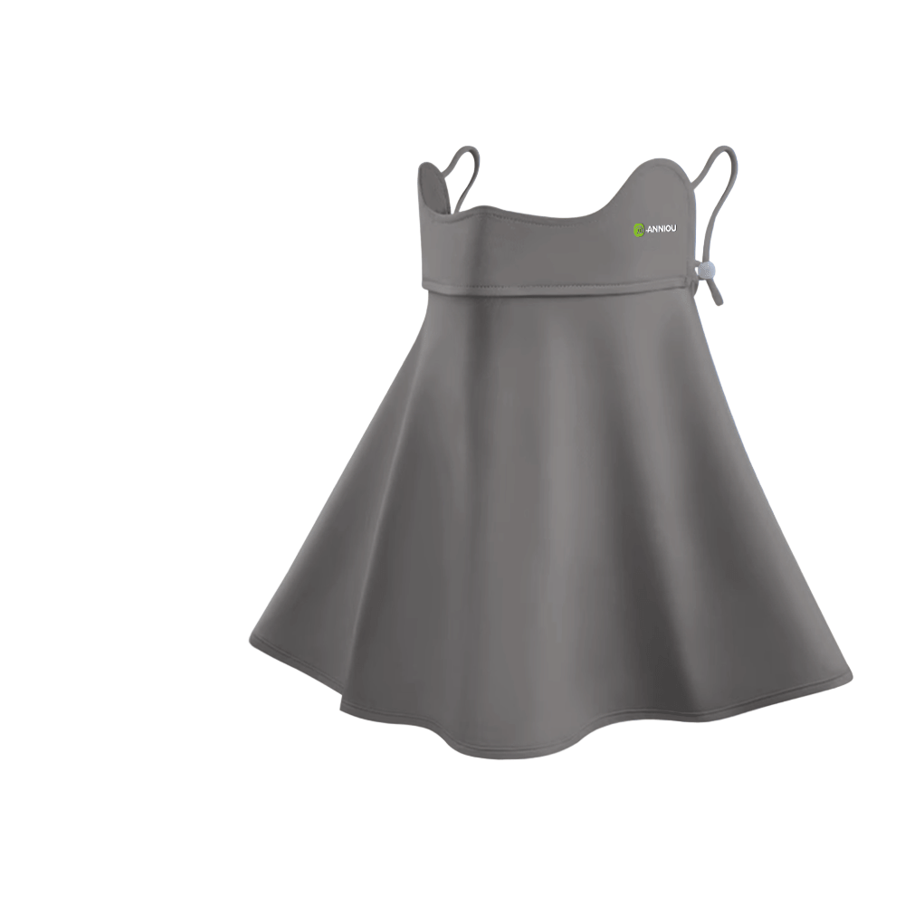 Kids Gray Antibacterial UV Face Mask UPF 50+