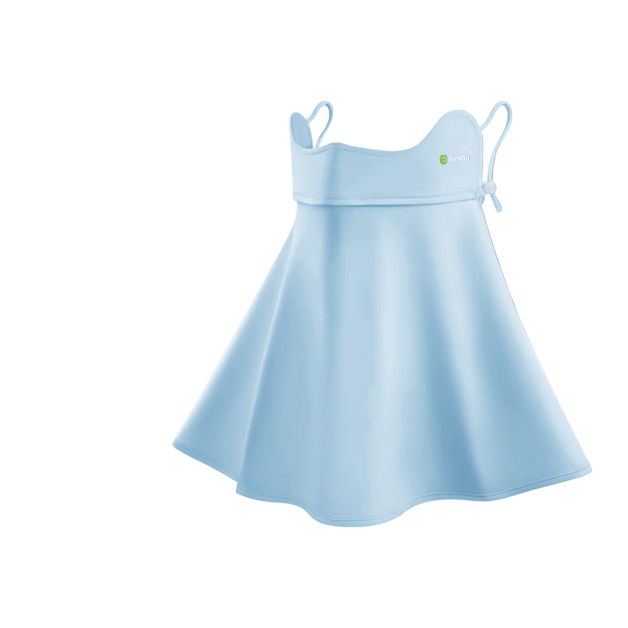 Kids Sky Blue Antibacterial UV Face Mask UPF 50+