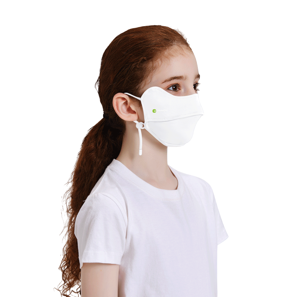  Kids White UV Protection Mask