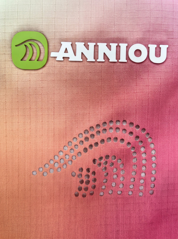 Laser Cut Perforated Design of #RainbowGradient marathon Tank Top