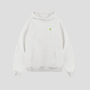 Light Gray Anniou Thick Fleece Lined Hoodie