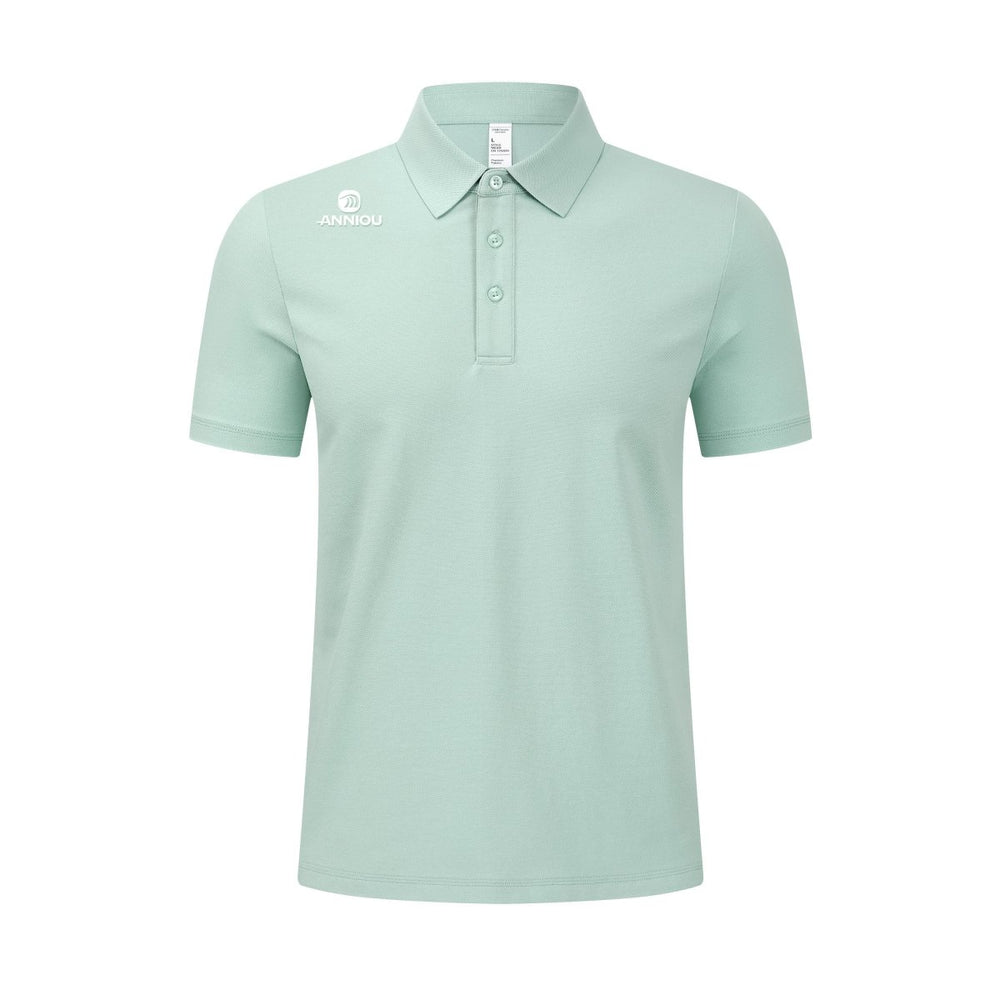 Light Green Golf Polo Shirt UPF 50+ 