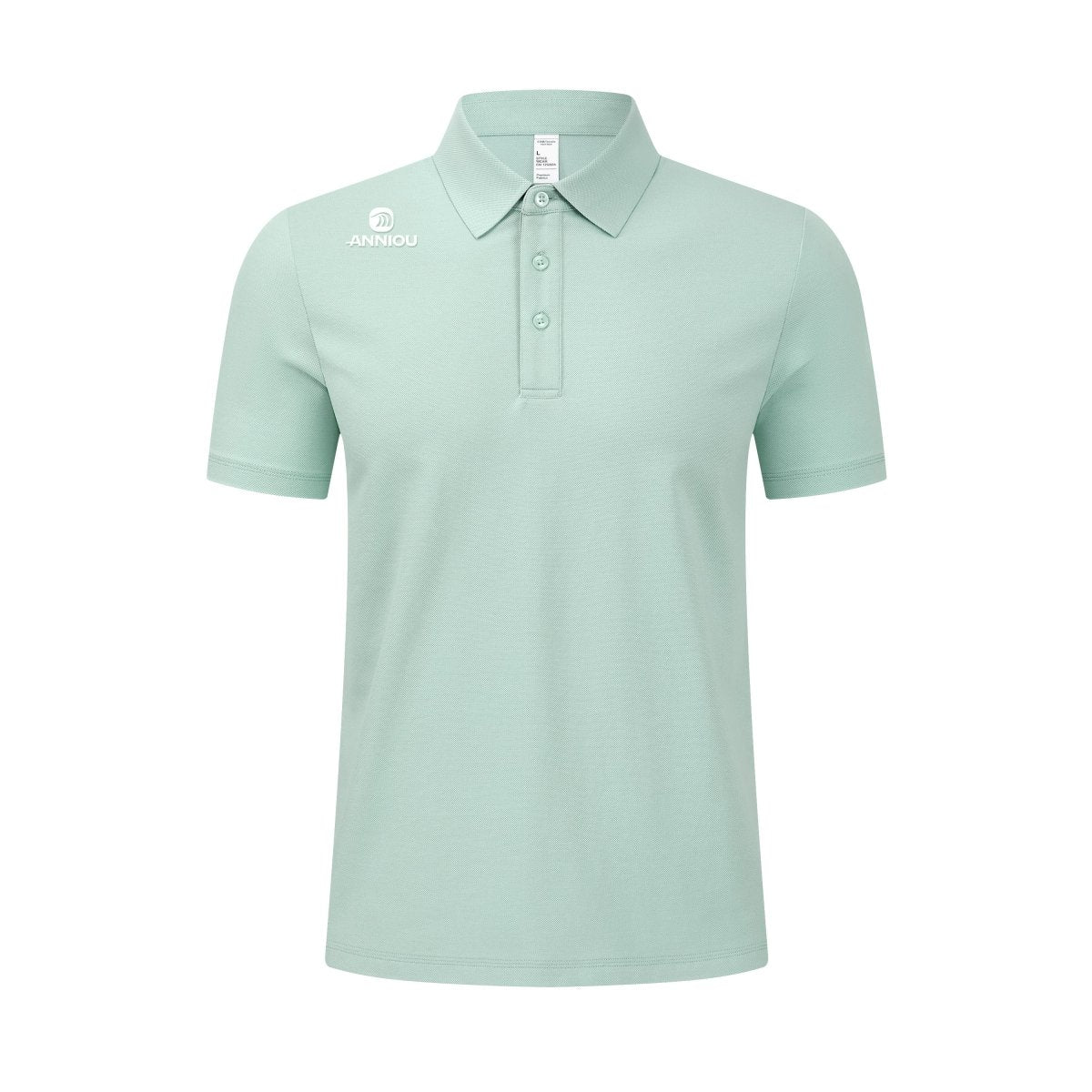 Light Green Golf Polo Shirt UPF 50+ 