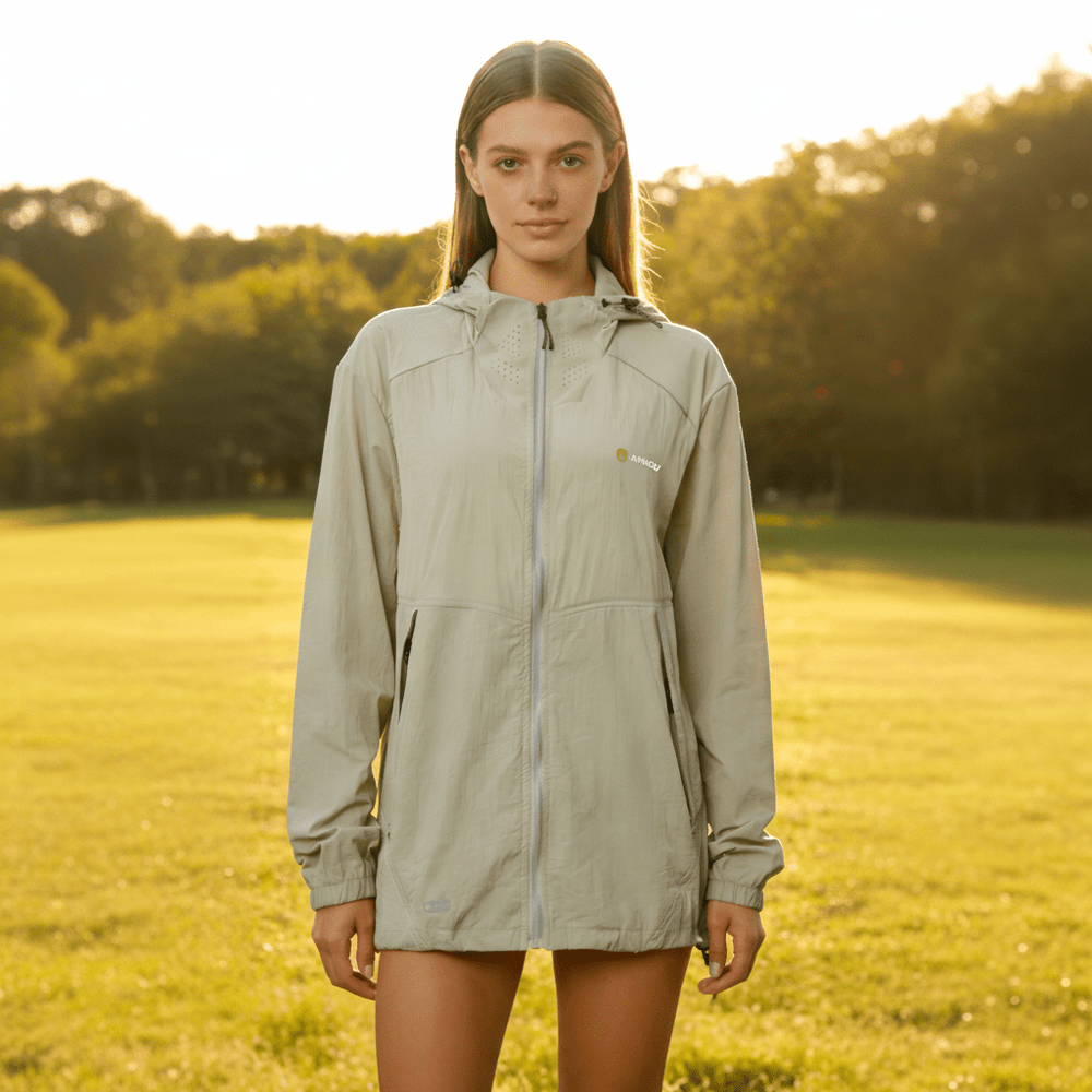 Light Green UV Protection Lightweight Jacket