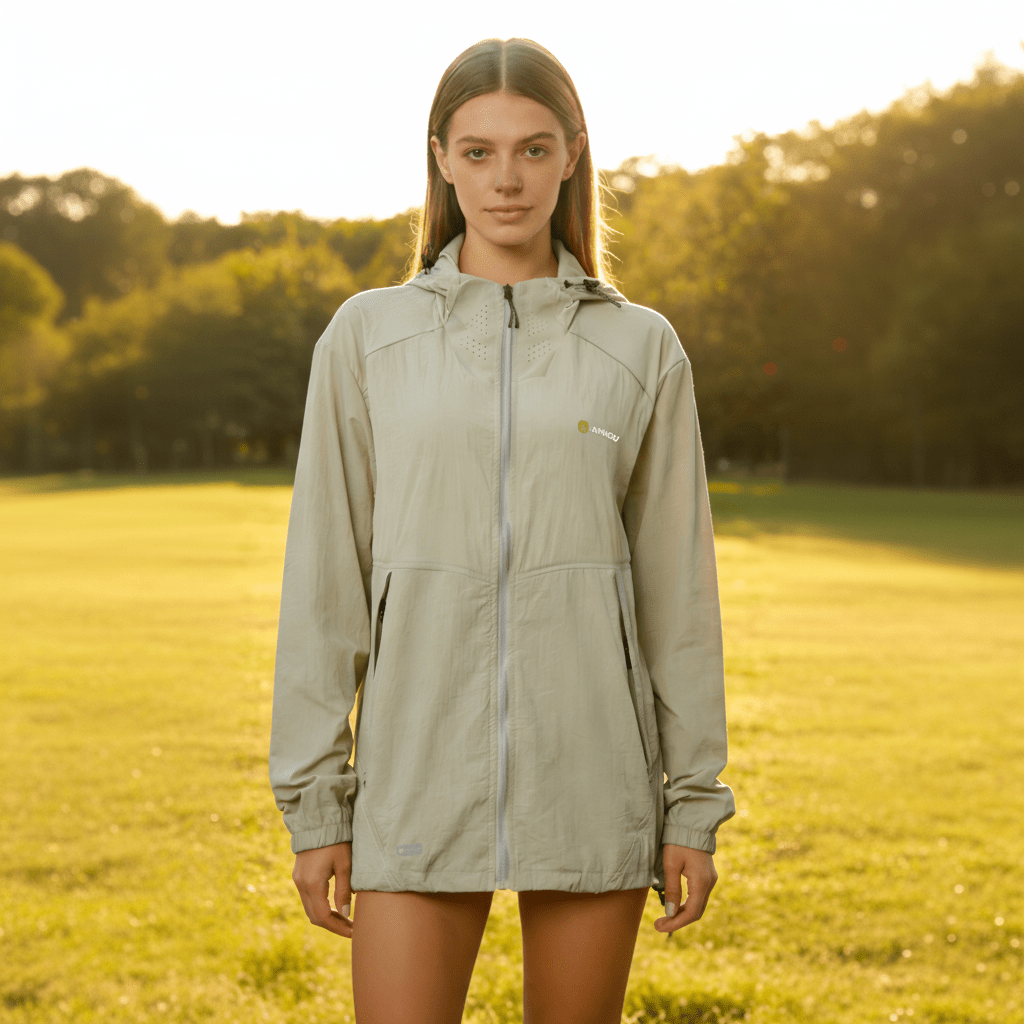 Light Green UV Protection Lightweight Jacket