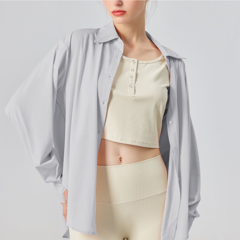 Light Grey Sun Protective UPF 50+ Sun Shirt