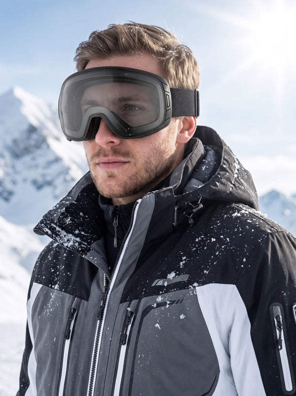 #Clear Magnetic Lens Anti‑Fog Ski Goggles