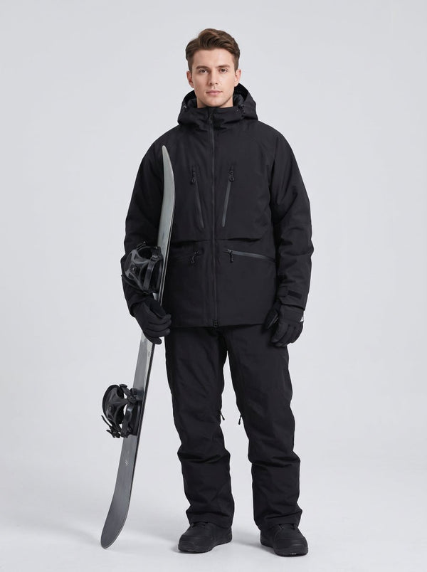 Men's #Black Snowboard Jacket