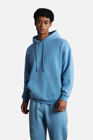 Mens #Blue Fleece Lined Hoodie
