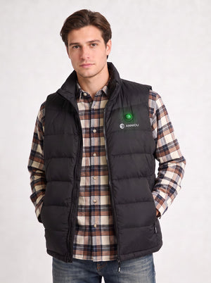 mens classic heated vest in black