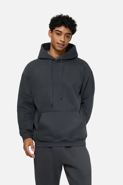Mens #Darkgrey Fleece Lined Hoodie