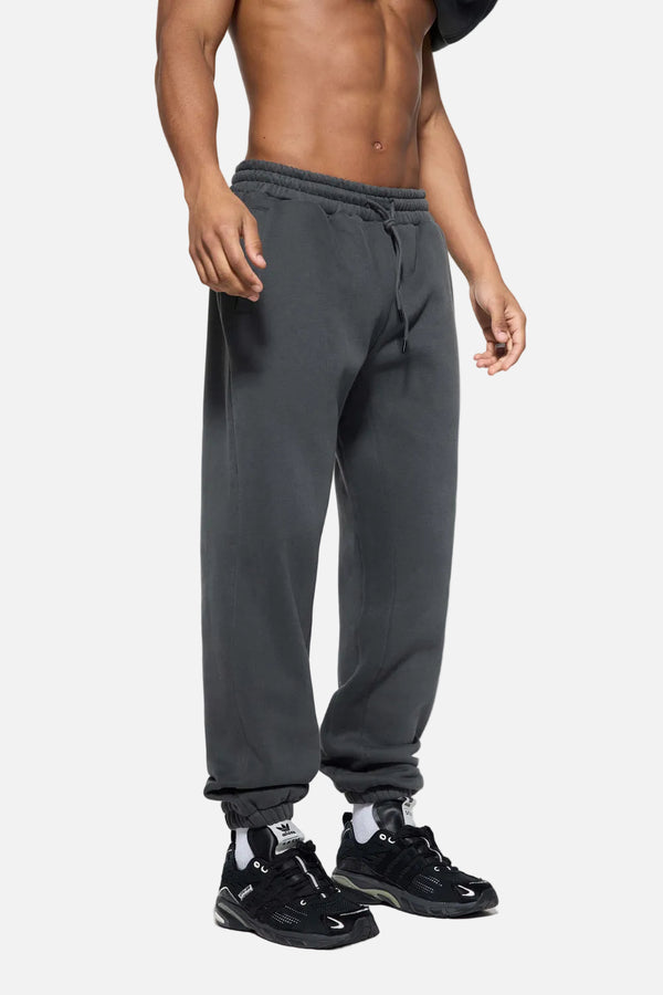 Mens #Darkgrey Heavyweight Fleece Lined Joggers
