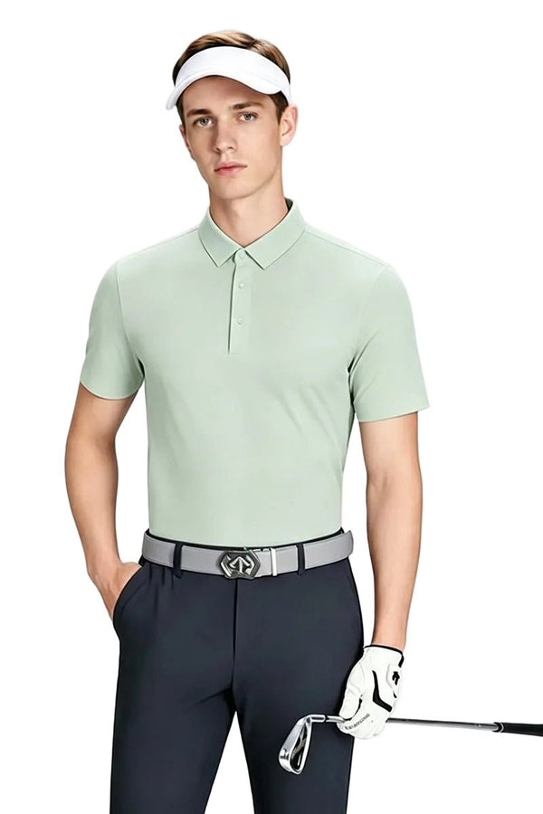 Men’s #Green Golf Polo Shirt