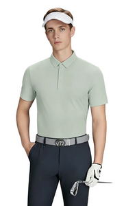 Men's Light green Quick-drying Golf Polo