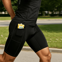 Men’s Performance Compression Shorts with Pockets