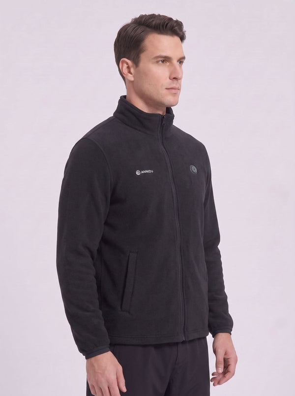 Men's black heated jacket 