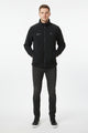 Men's black fleece heated jacket