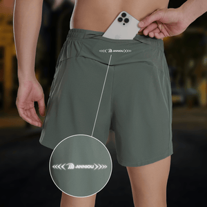 Mens 7 Inch Quick-Dry Training Shorts back pocket