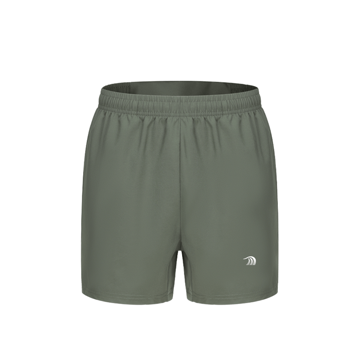 Mens Green 7 Inch Quick-Dry Training Shorts
