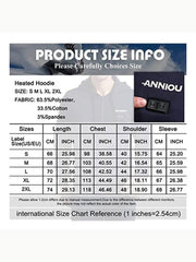 Heated Zip Up Hoodie