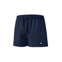 Mens Navy Blue Breathable Workout Shorts