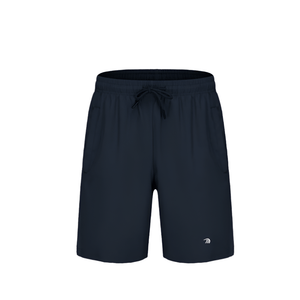 Mens Navy Mesh Athletic Shorts