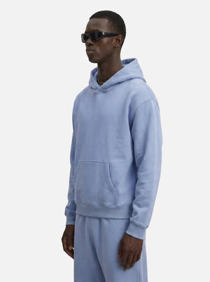 #MidBlue Heavyweight Fleece Lined Pullover Hoodie