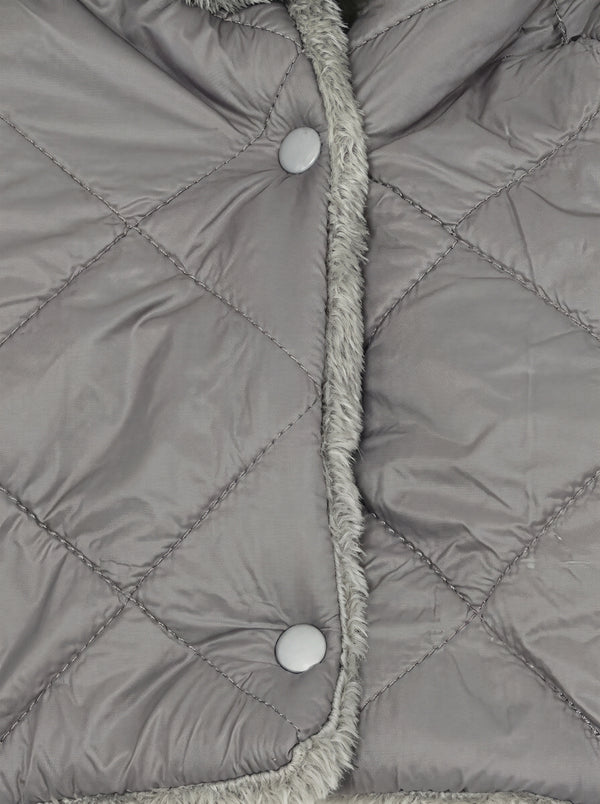 Multiple Button Design with #grey Heated Long Scarf