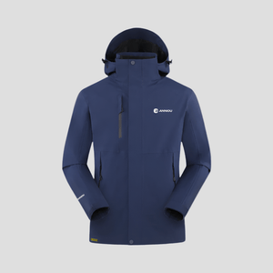 Navy 3-in-1 Removable Shell Jacket 