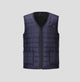 Navy Blue Heated V Neck Vest