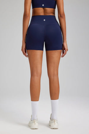 #Navy Blue high waist butt lift  Shorts by Anniou