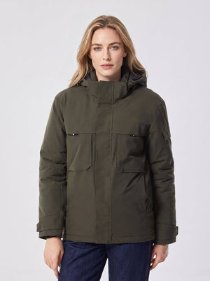 #NavyGreen Heated Softshell Jacket