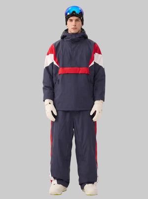 #Navy Men's Ski Jacket & Trouser Set