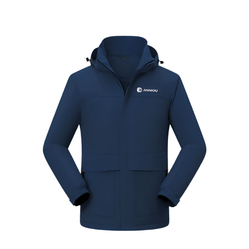 Navy Silver Fox Fleece Jacket