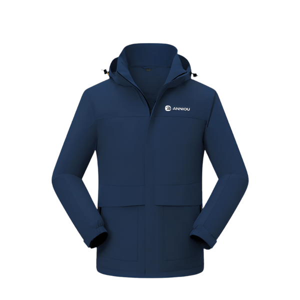 Navy Silver Fox Fleece Jacket