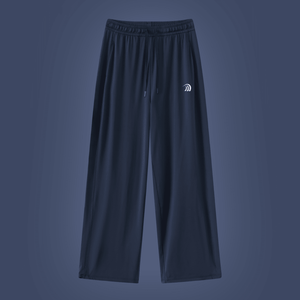 Navy Wide Leg Cooling Pants UPF 50+