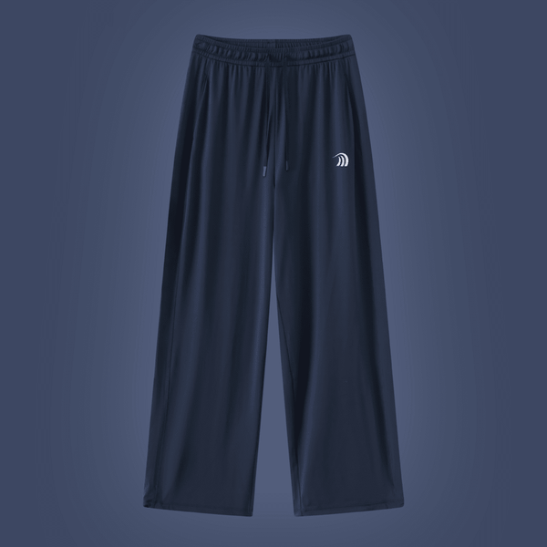 Navy Wide Leg Cooling Pants UPF 50+