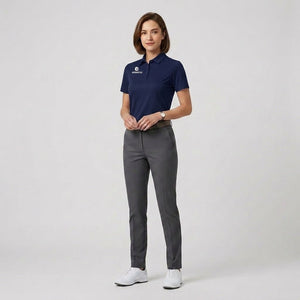 Navy Women UV Golf Polo Shirt