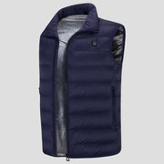 Navy blue Heated puffer vest 