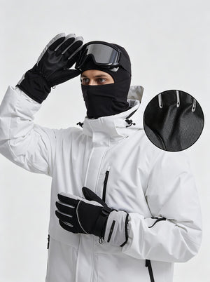 Non‑Slip Grip Ski Gloves