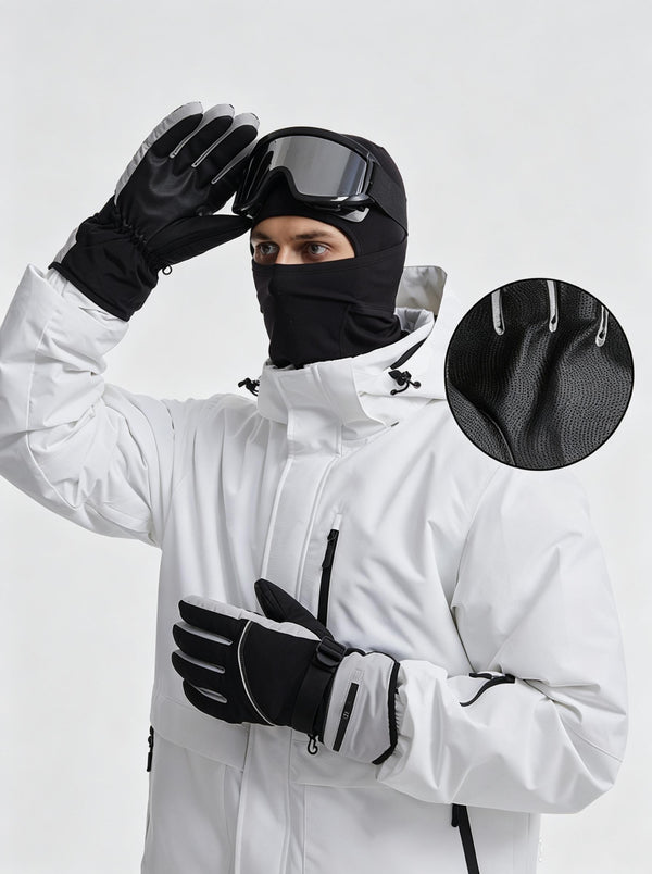 Non‑Slip Grip Ski Gloves